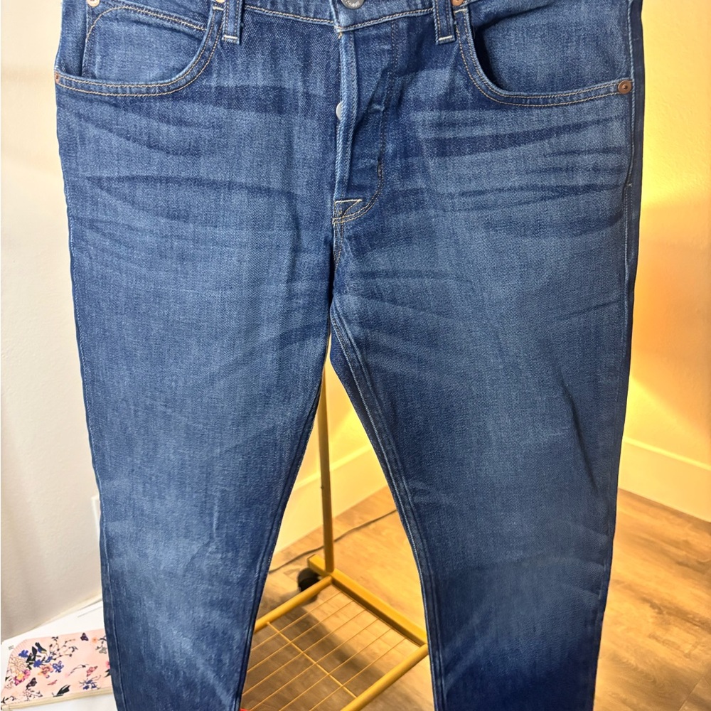 Hudson Jeans Men's Dark Blue Straight Jeans